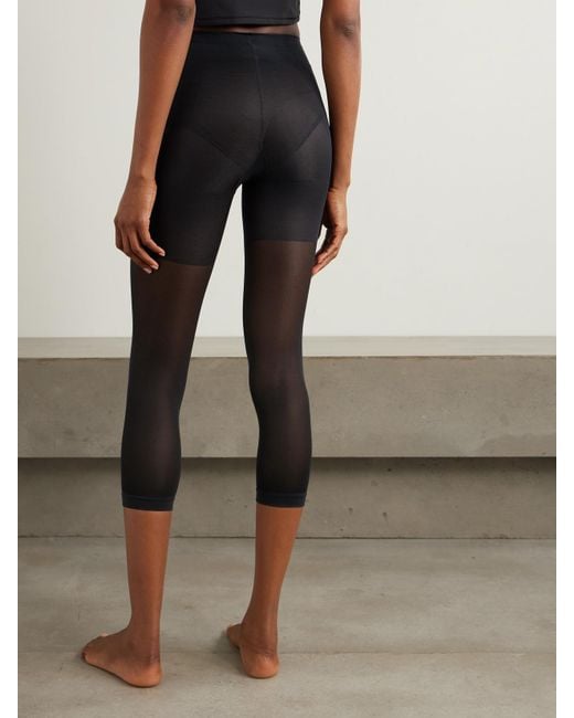 Skims Black Hosiery Shaping Capri Tights