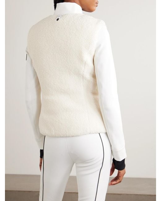Mackage Natural Dewi Convertible Fleece-Trimmed Down Ski Jacket