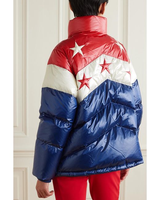 Perfect Moment Blue Padded Stellar Puffer Jacket