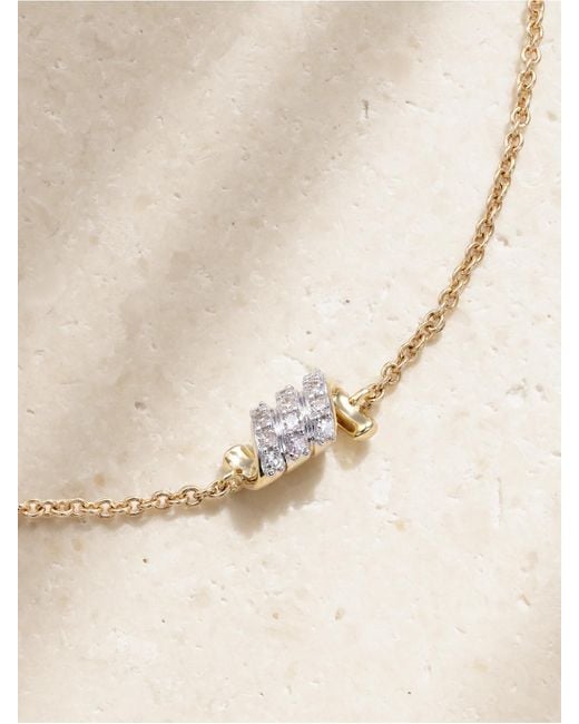 STONE AND STRAND Natural Twinkling Twine 10-Karat Diamond Bracelet