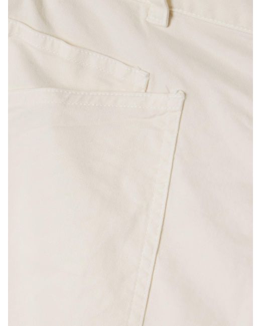 Nili Lotan Natural Shon Barrel-Hose Aus Twill Aus Einer Baumwollmischung