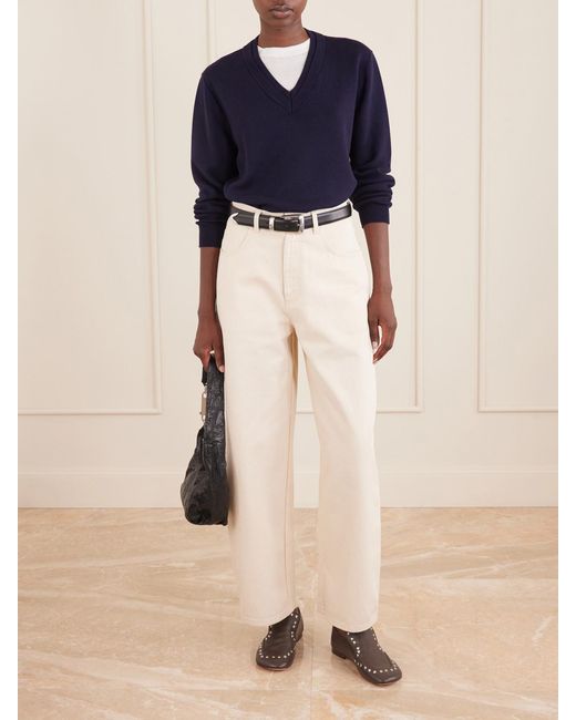 Rohe Natural Berber Barrel-Leg Jeans
