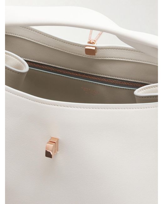 Gabriela Hearst Natural Antonia Small Leather Shoulder Bag