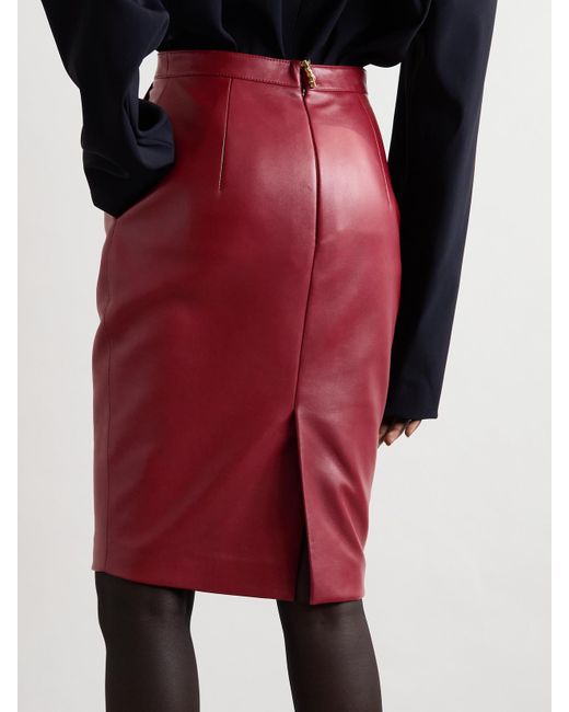 スカート 2018 Saint Laurent leather skirt 2018 Saint Laurent leather skirt - メルカリ