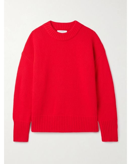La Ligne Red Marin Pullover Aus Einer Woll-Kaschmirmischung