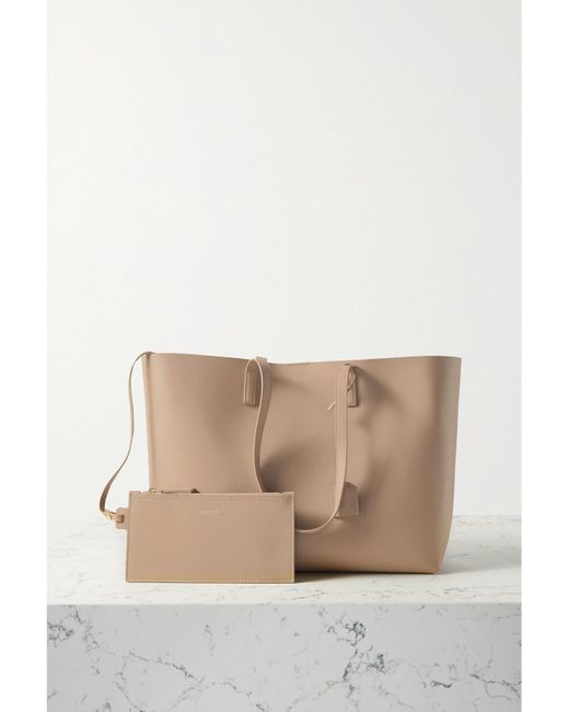 Saint Laurent Natural East/West Leather Tote