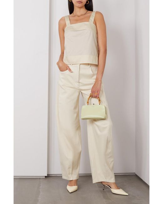 Tibi Natural Organic Cotton-Poplin Tank