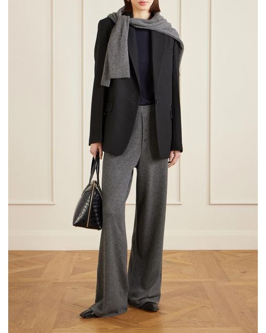 Allude Black Wool Sweater