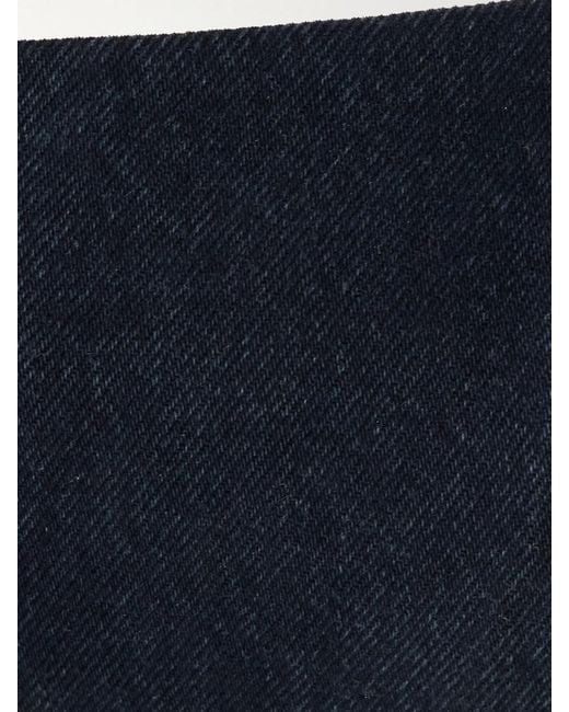 Agolde Blue Maria Mcmanus Organic And Recycled-Denim Bandeau Top