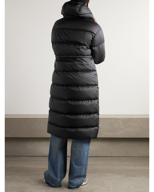 Moncler Black Boulogne Reversible Hooded Quilted Down Coat