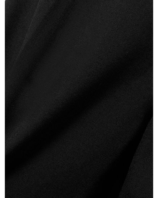 Calvin Klein Black Simone Wool Wide-Leg Pants