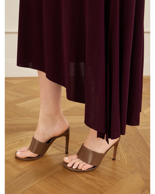 Jude Brown Snug Leather Thong Sandals