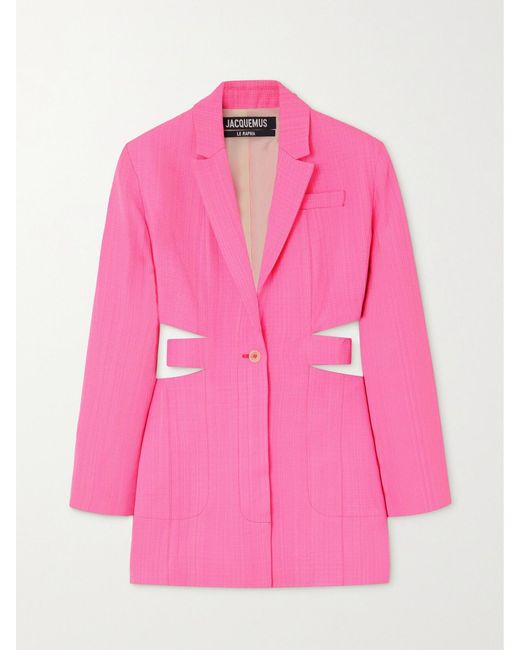 Jacquemus Pink 'La Robe Bari' Dress