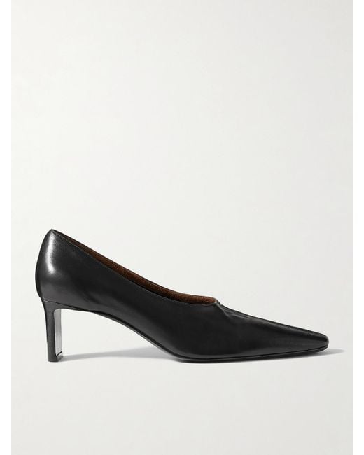 Khaite Black Celia Pumps Aus Leder