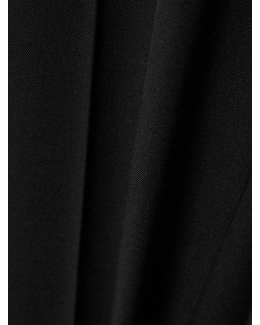 Chloé Black Wool Wide-Leg Pants