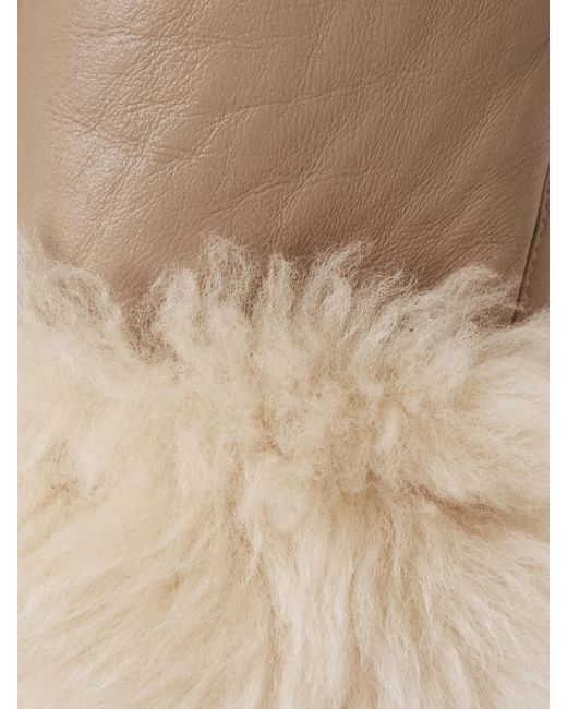 Totême  Natural Avalan Wendbarer Mantel Aus Shearling