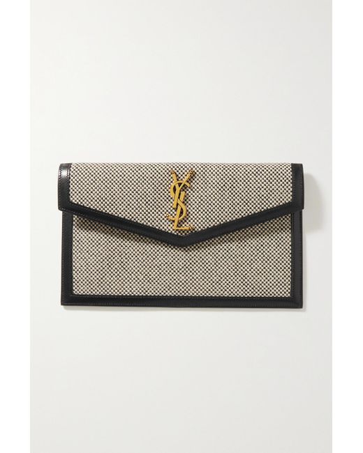 black uptown envelope pouch