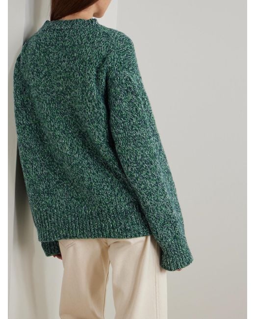 B Sides Green Wool Sweater