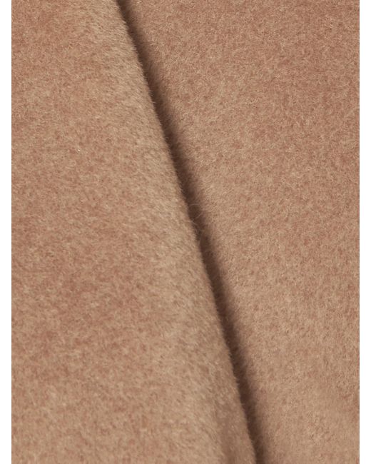 Max Mara Natural Madame 101801 Icon Double-Breasted Wool And Cashmere-Blend Coat
