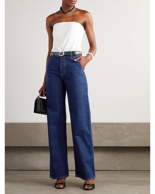 LIBEROWE Blue Annie High-Rise Wide-Leg Jeans