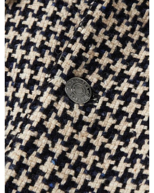 FRAME Gray Jacke Aus Tweed Mit Hahnentrittmuster