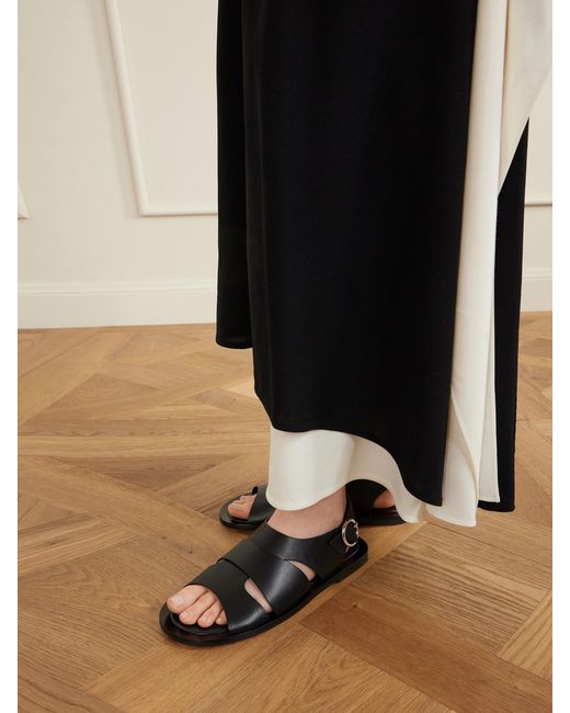 Proenza Schouler White Capri Fisherman Suede Sandals