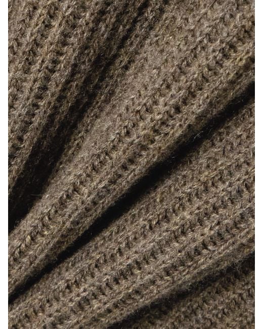 LeKasha Natural Palermo Pullover Aus Geripptem Biokaschmir