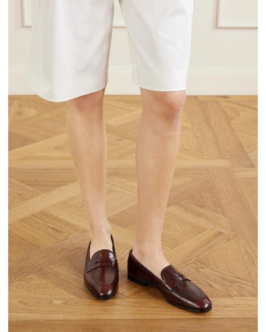 Church's Brown Onyx Leather Loafers