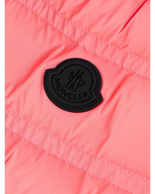Moncler Pink Aliterse Quilted Shell Down Vest