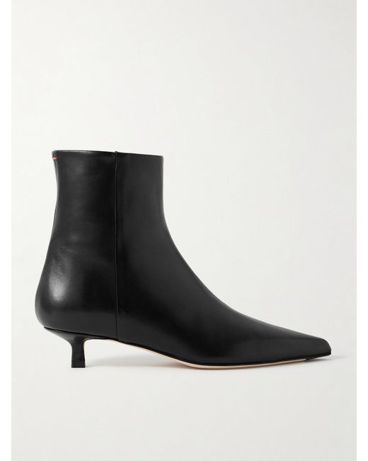 Bottines En Cuir Sofie Aeyde en coloris Black
