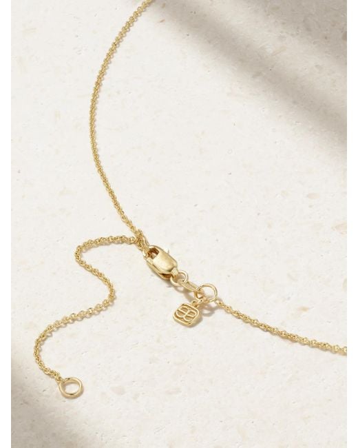 Sydney Evan Natural Small Eye 14-Karat Diamond Necklace