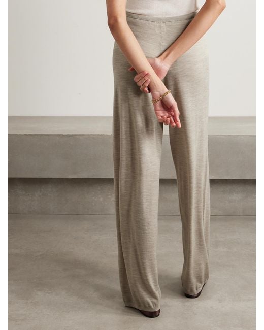 Leset Natural James Wool Track Pants