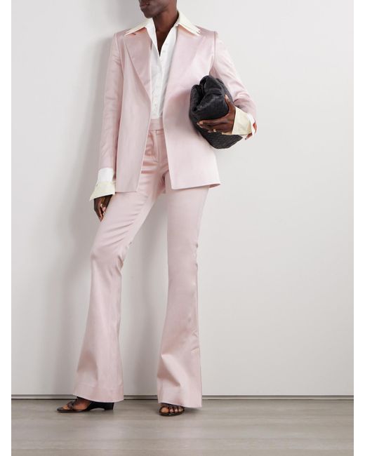 Sa Su Phi Pink Bea Silk-Blend Blazer