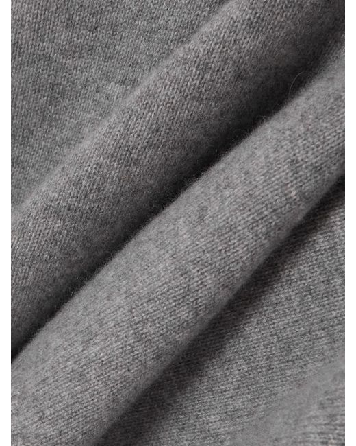 Loulou de Saison Gray Homere Pullover Aus Kaschmir