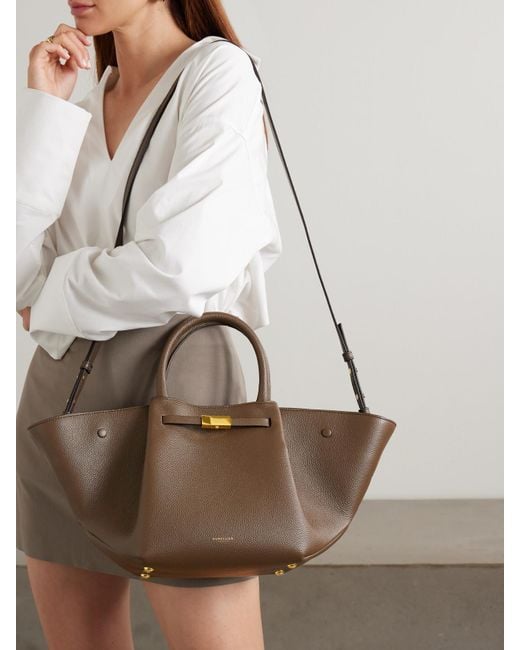 Sac À Main En Cuir Texturé New York Midi DeMellier London en coloris Brown