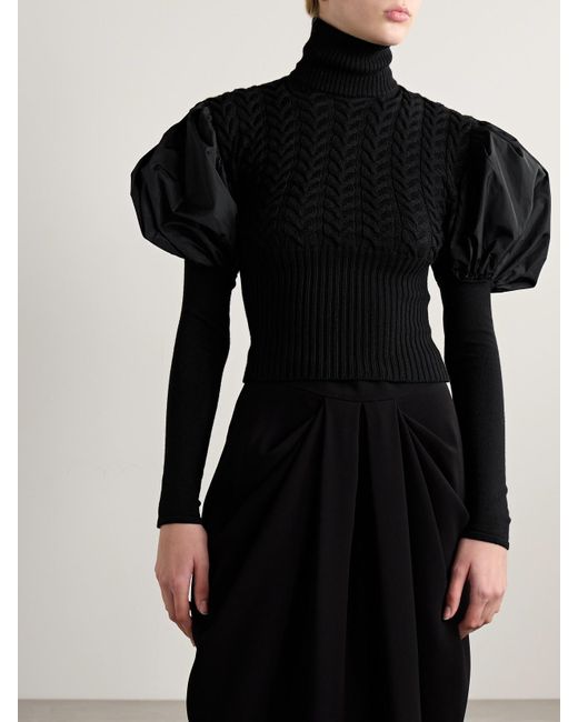 Max Mara Black Pullover Aus Einer Wollmischung