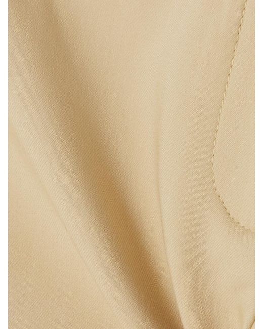 Frankie Shop Natural Roma Woven Shorts