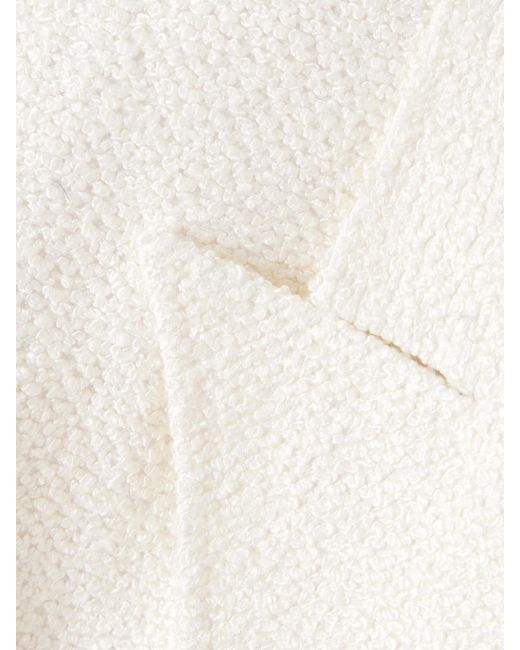 Gabriela Hearst Natural Mairi Silk-Bouclé Blazer