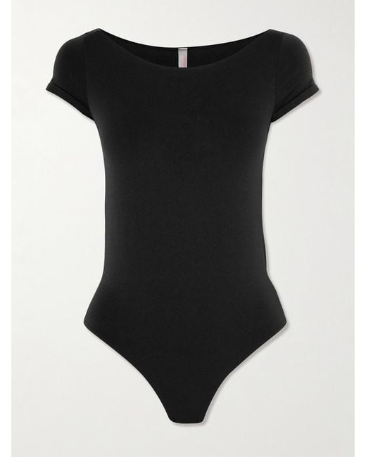 Commando Black Prima Ballet Jersey Bodysuit