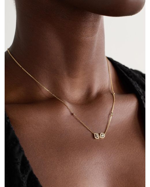 Messika Natural My Twin 18-Karat Diamond Necklace