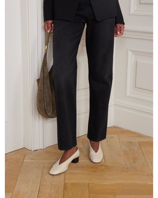 Le Monde Beryl Natural Luna Pumps Aus Leder