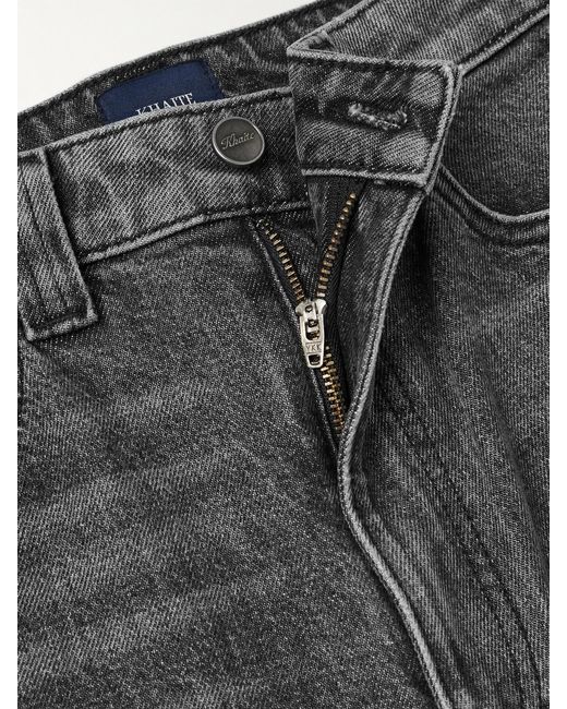 Khaite Gray Dane High-Rise Wide-Leg Jeans