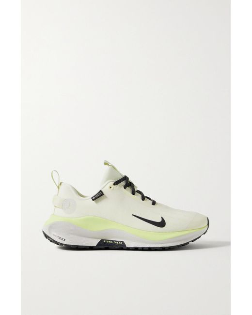 Nike Infinityrn 4 Reactx Rubber-trimmed Gore-tex Sneakers in White | Lyst