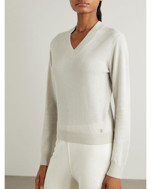 ÉTERNE White Lennox Kaschmirpullover