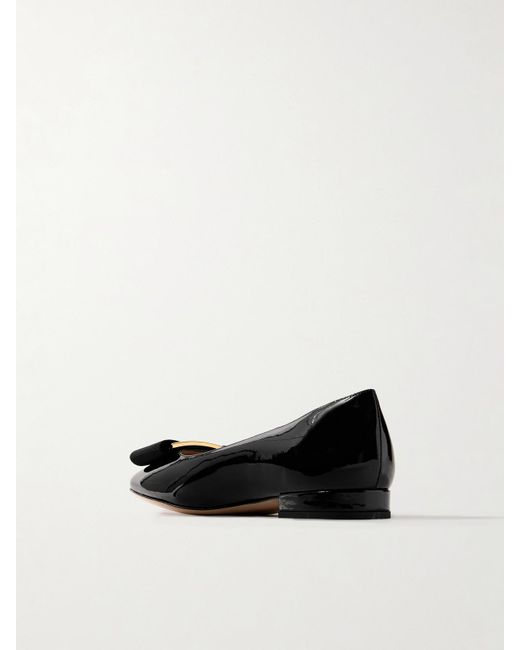 Audrey 55 Pumps in Patent Leather and Velvet