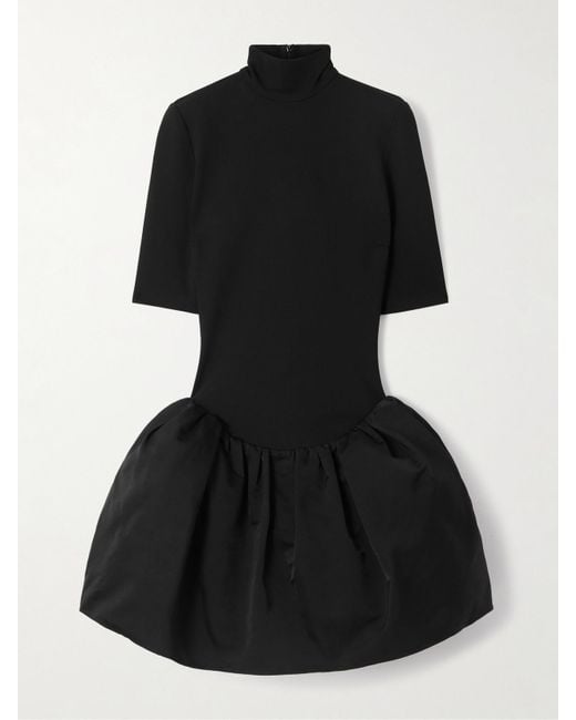 Magda Butrym Women's Black Cotton And Silk-Blend Jersey And