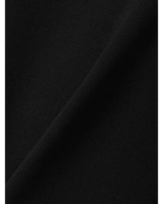 Nili Lotan Black Marlow Hose Mit Weitem Bein Aus Crêpe