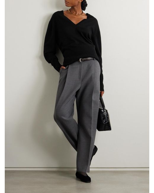 Totême  Black Pullover Aus Einer Wollmischung