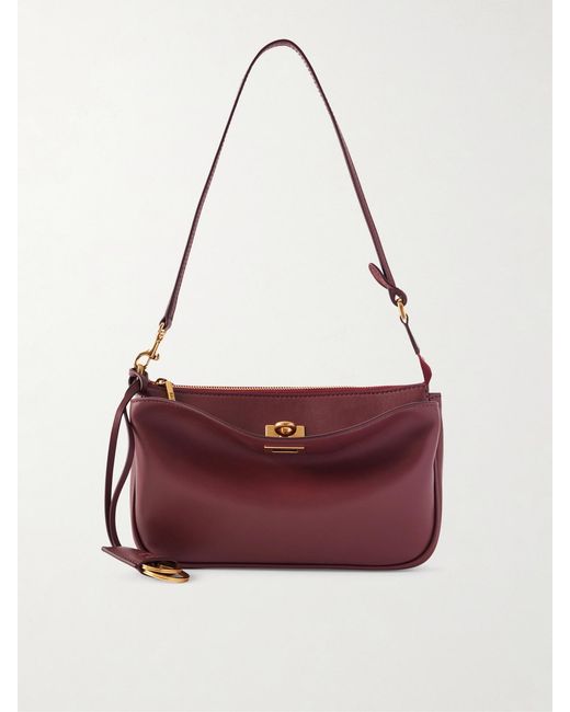 Balenciaga Purple Rodeo Sling Pochette Leather Shoulder Bag