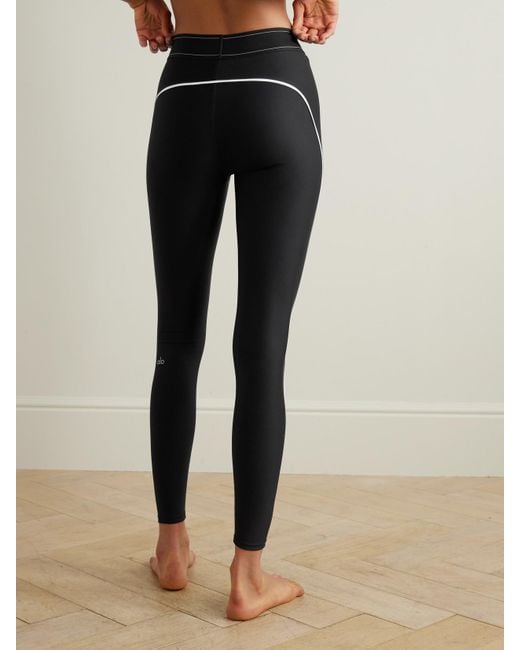 Alo Yoga Black Suit Up Airlift Leggings
